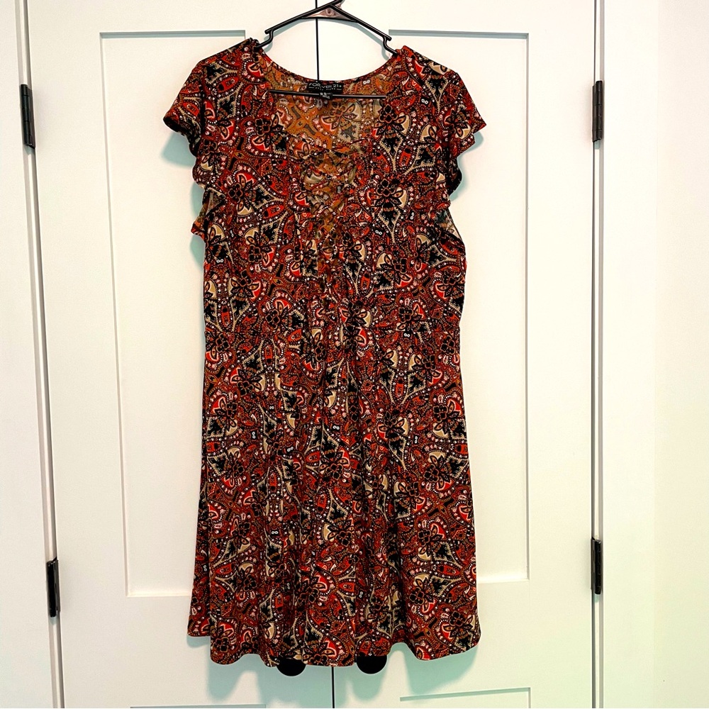 🤎🧡 FOREVER 21 PLUS SIZES DRESS 🧡🤎